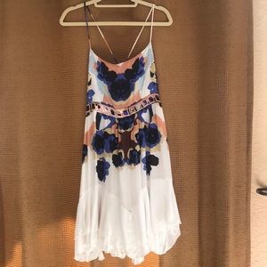 Free People white mini dress